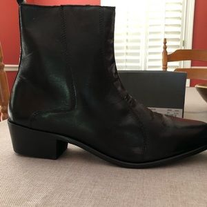Mens Stacy Adam’s zip dress boot
